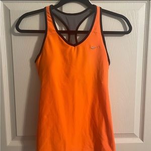 Neon orange workout tank!